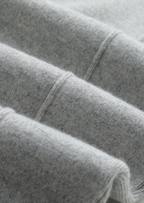 PURE EXTRA-FINE MERINO WOOL LUZZO SET - LIGHT GRAY