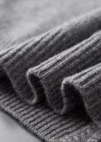 PURE EXTRA-FINE MERINO WOOL TWO TONE SET