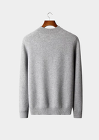 PREMIUM CASHMERE ESSENTIAL HALF-ZIP SWEATER
