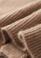 PURE CASHMERE BUTTON OVERSHIRT