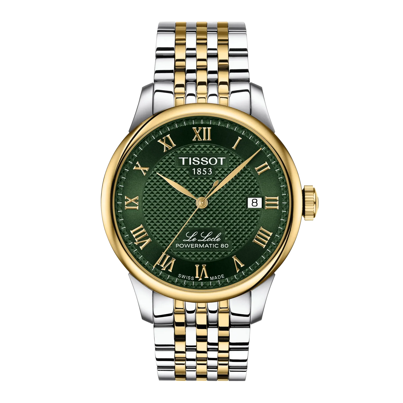 Tissot Le Locle 39.3mm Green Dial Men's Watch T0064072209300
