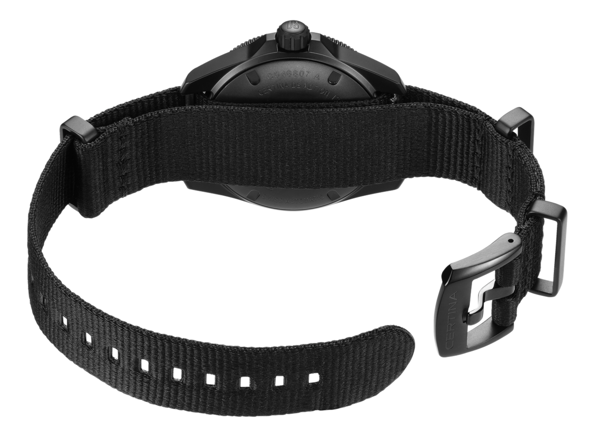 Certina DS Action Diver 38mm Powermatic 80 Black Dial Men's Watch C0488073805100