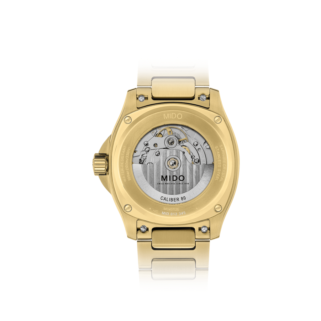 Mido Multifort TV Big Date 40mm Champagne Dial Men's Watch M0495263302100