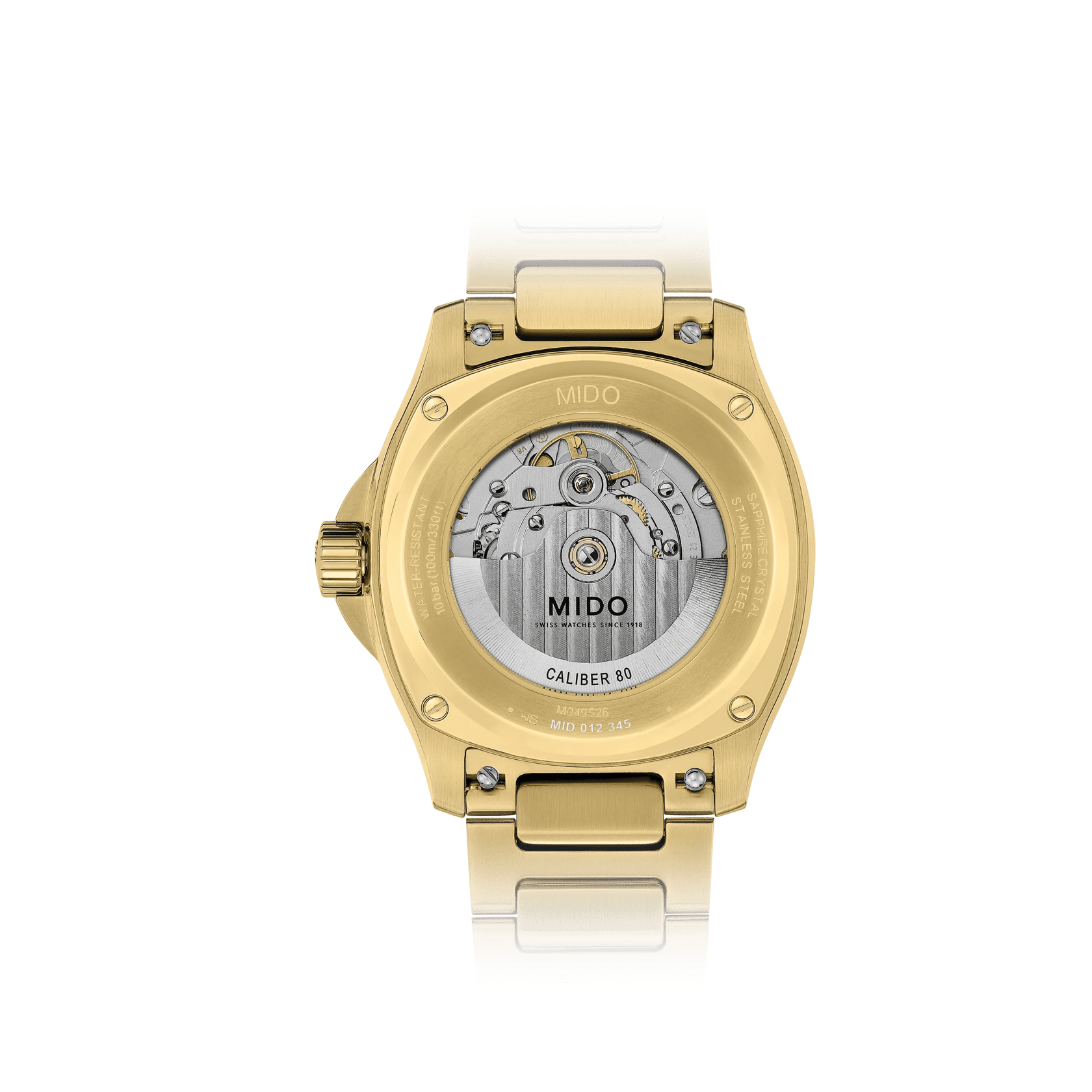Mido Multifort TV Big Date 40mm Champagne Dial Men's Watch M0495263302100