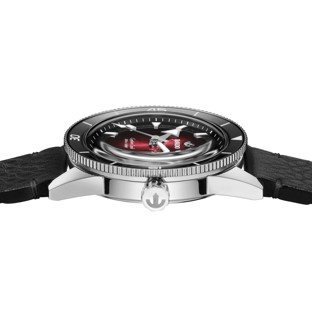 RADO Captain Cook Automatic 39mm Burgundy Dial Men's Watch R32223408
