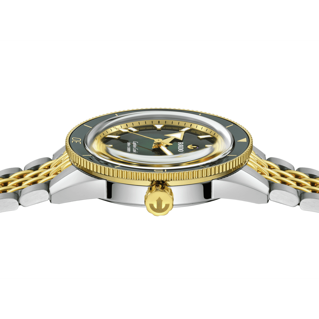 RADO Captain Cook Automatic 39mm Green Dial Men's Watch R32225313